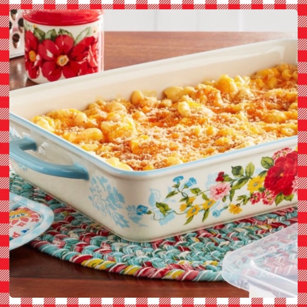 ❣️The Pioneer Woman Sweet Rose 9 X 13 ceramic Baker with lid - Picture 3 of 7